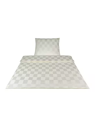 ELEGANTE | Damast-Bettwäsche "" 70x90cm/140x200cm (Weiss) | creme